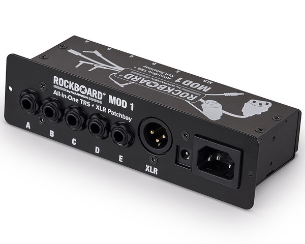 RockBoard MOD 1 V2 All-in-one Patchbay - TRS, XLR, IEC, & Barrel