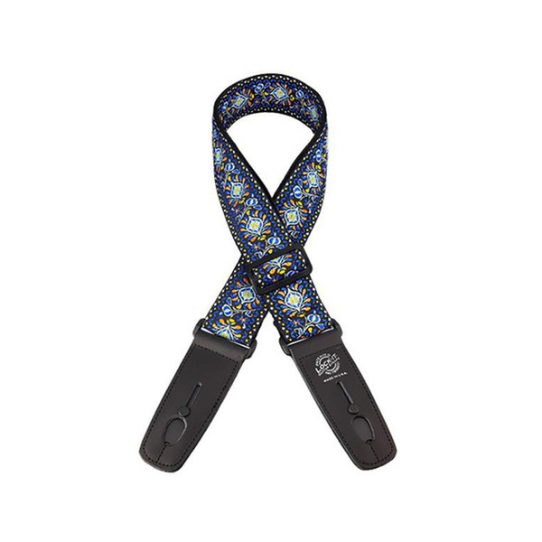 Lock-It Straps Retro Vintage Series Jacquard Strap Blue Chill