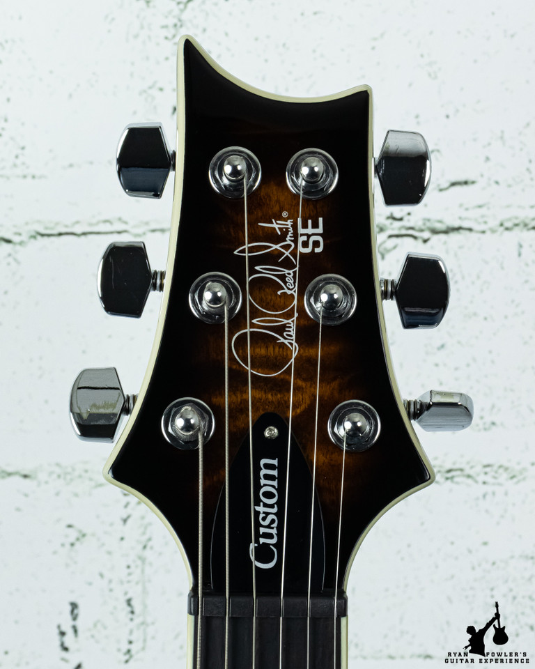 PRS SE Custom 24 Quilted Maple Black Gold w/ bag (#4585) - Ryan