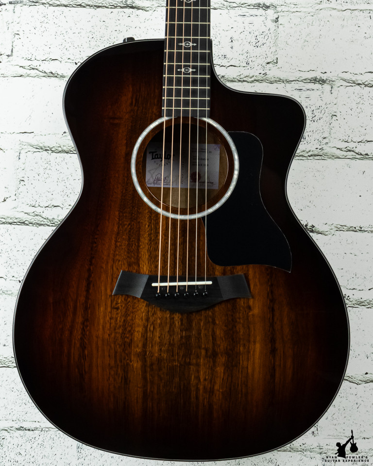Taylor 224ce-K DLX Shaded Edgeburst, Layered Koa Back and Sides (#4388)