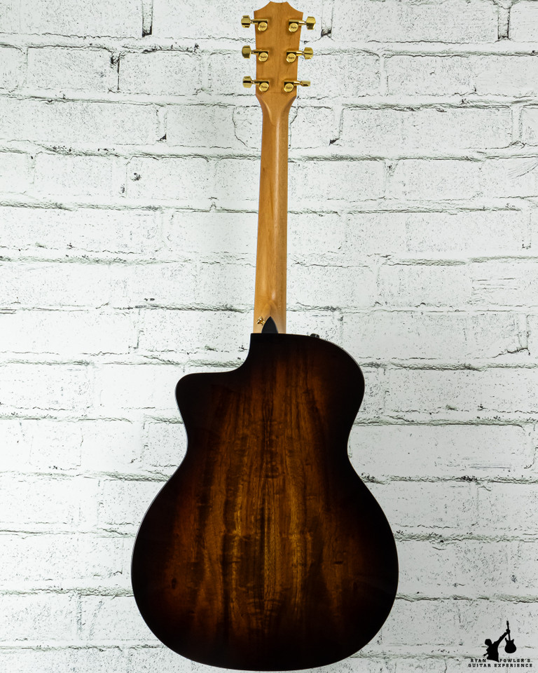 Taylor 224ce-K DLX Shaded Edgeburst, Layered Koa Back and Sides (#4388)