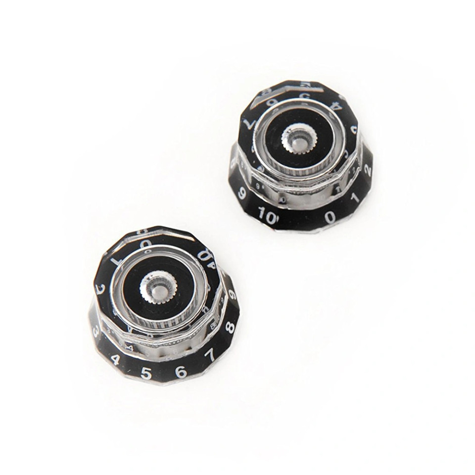 PRS ACC-4246 Lampshade Knob Clear/Black