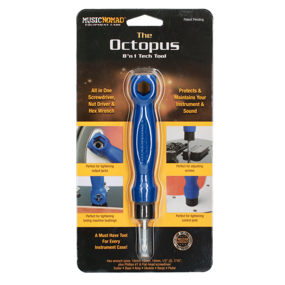 Music Nomad The Octopus 8 in 1 Tech Tool