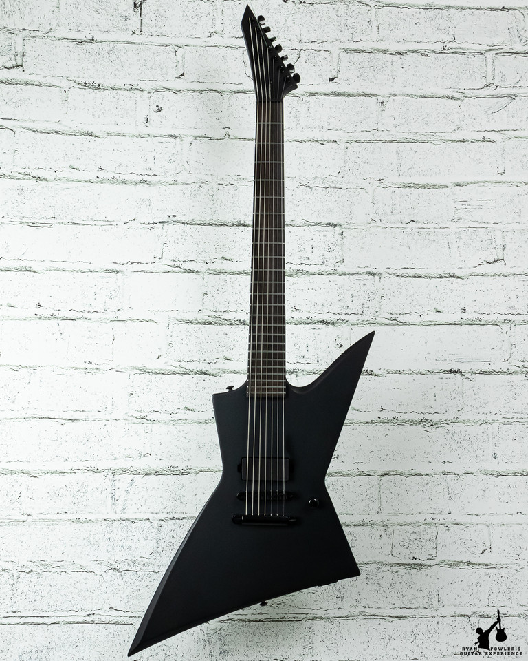 ESP LTD EX-7 Baritone Black Metal w/ HSC