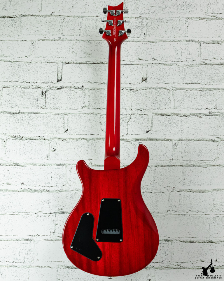 PRS SE Studio Charcoal Cherry Burst w/ bag (#5420)