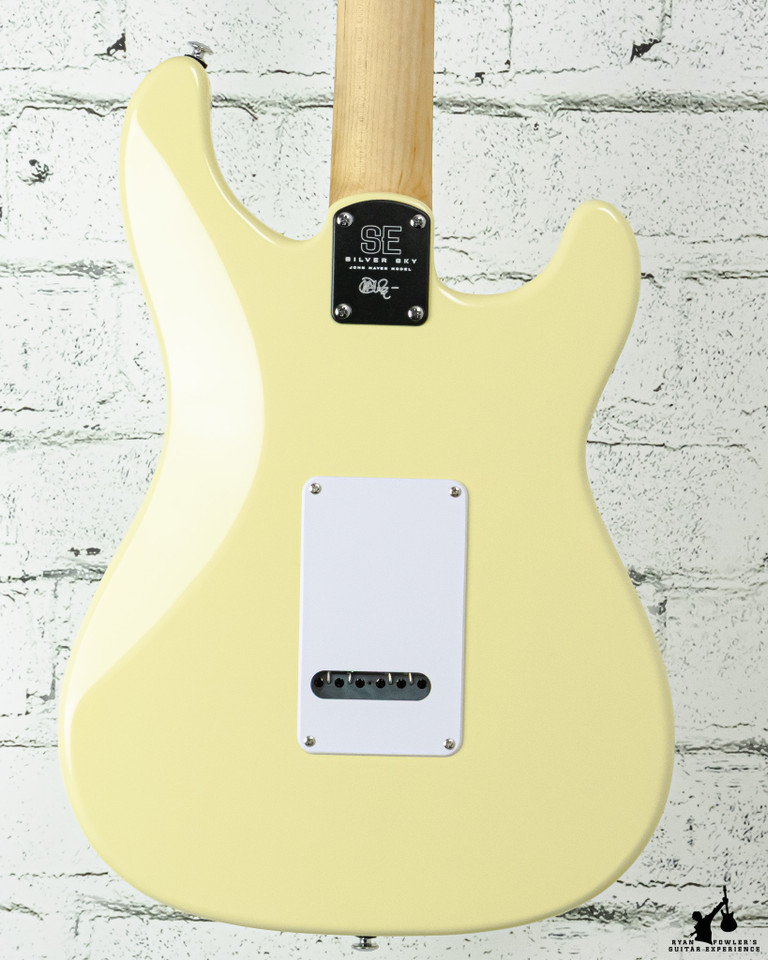 PRS SE Silver Sky Moon White Lefty w/ bag