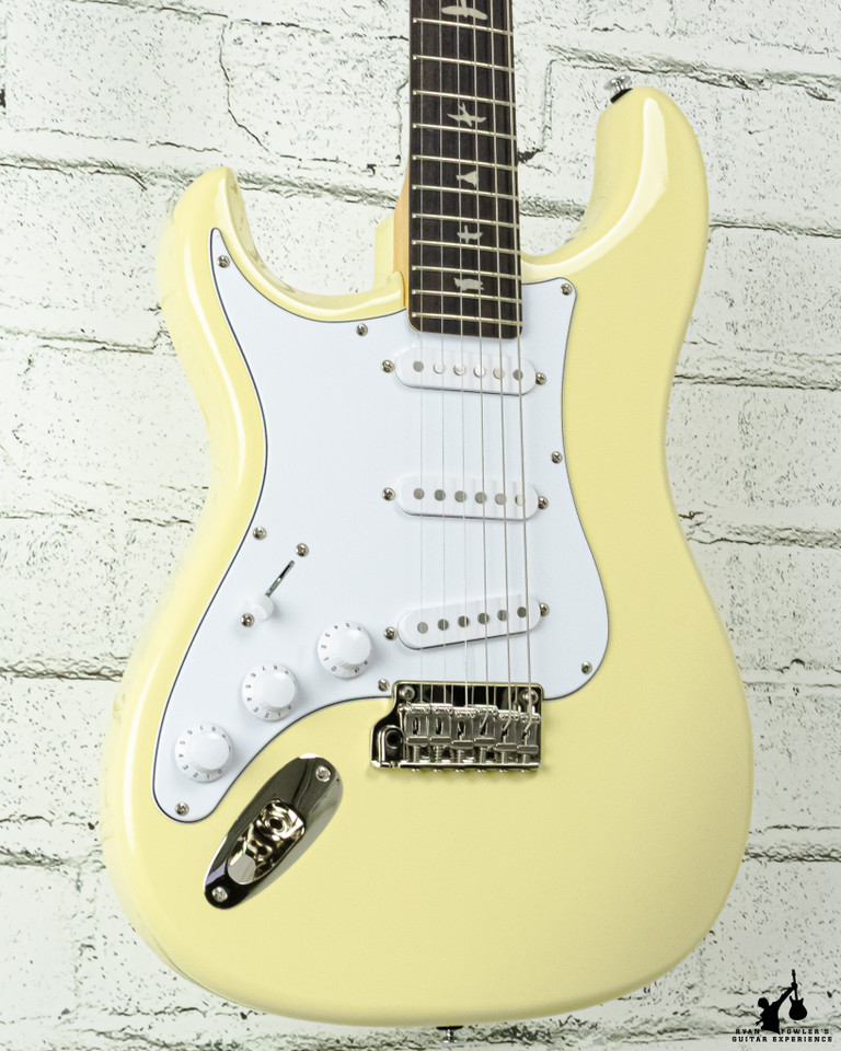 PRS SE Silver Sky Moon White Lefty w/ bag