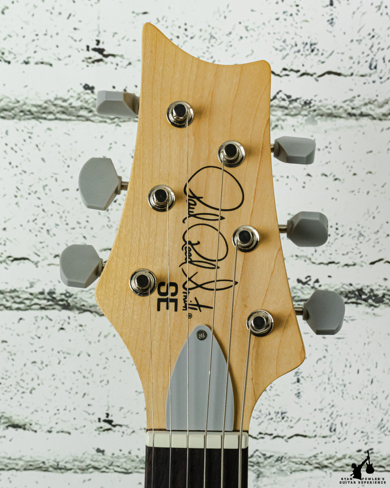 PRS SE Silver Sky Moon White Lefty w/ bag