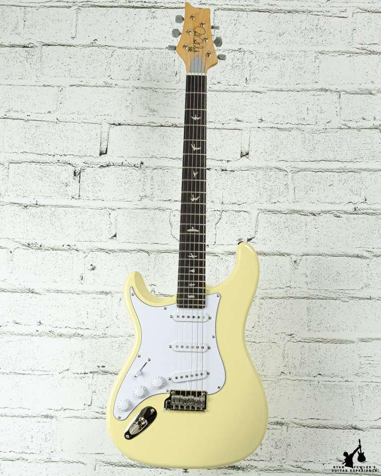 PRS SE Silver Sky Moon White Lefty w/ bag