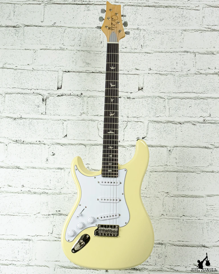 PRS SE Silver Sky Moon White Lefty w/ bag