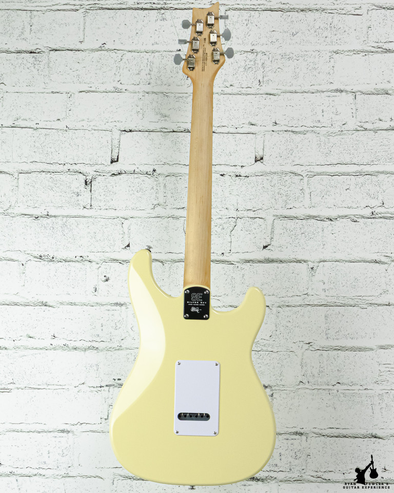 PRS SE Silver Sky Moon White Lefty w/ bag