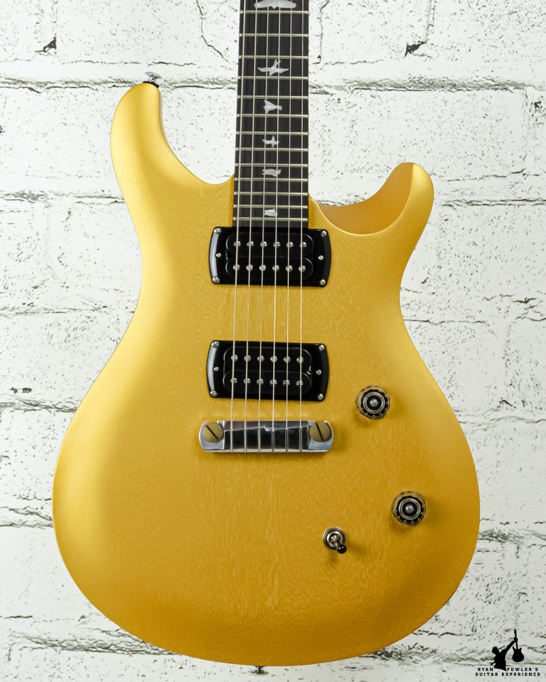 PRS SE CE24 Standard Metallic Gold Satin Stoptail w/ Bag