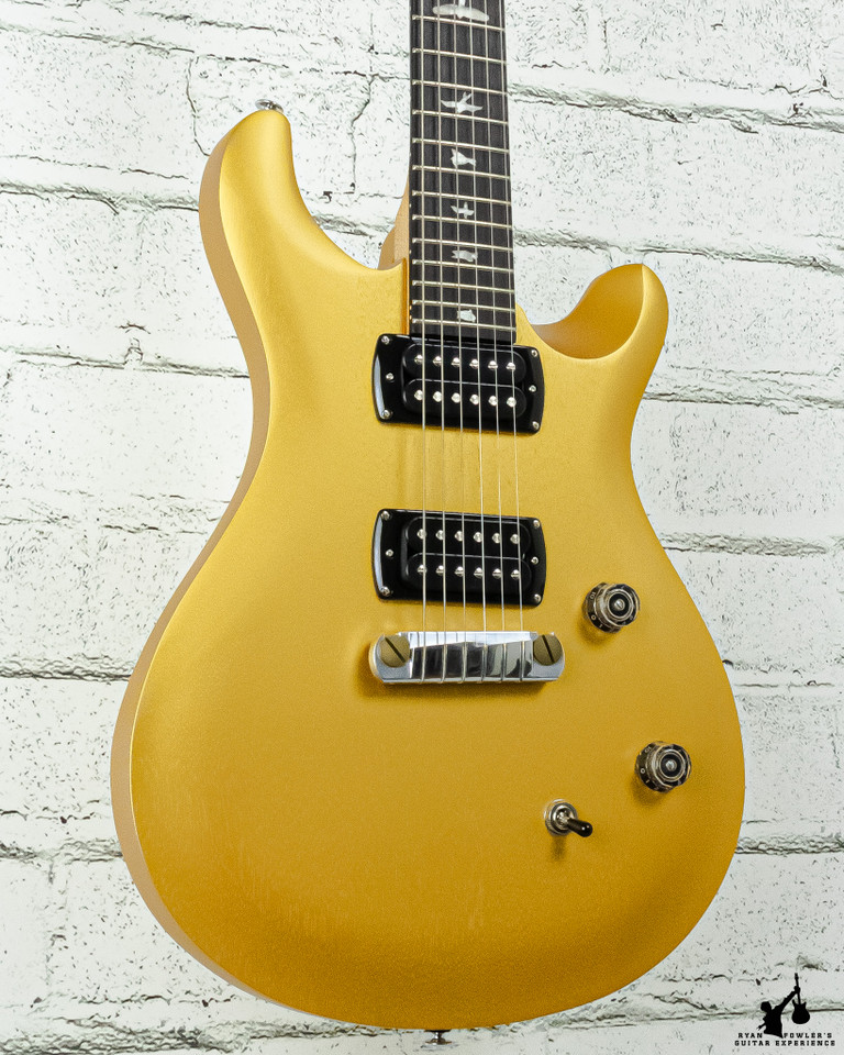 PRS SE CE24 Standard Metallic Gold Satin Stoptail w/ Bag