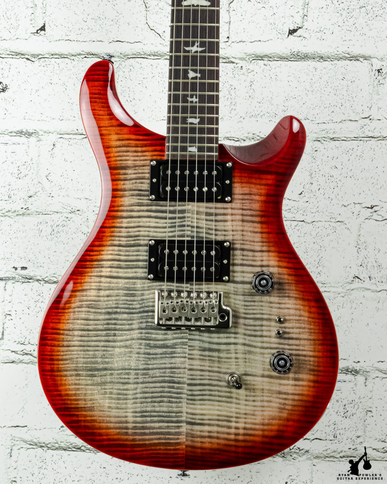 PRS SE Custom 24-08 Charcoal Cherry Burst w/ bag (#3769)