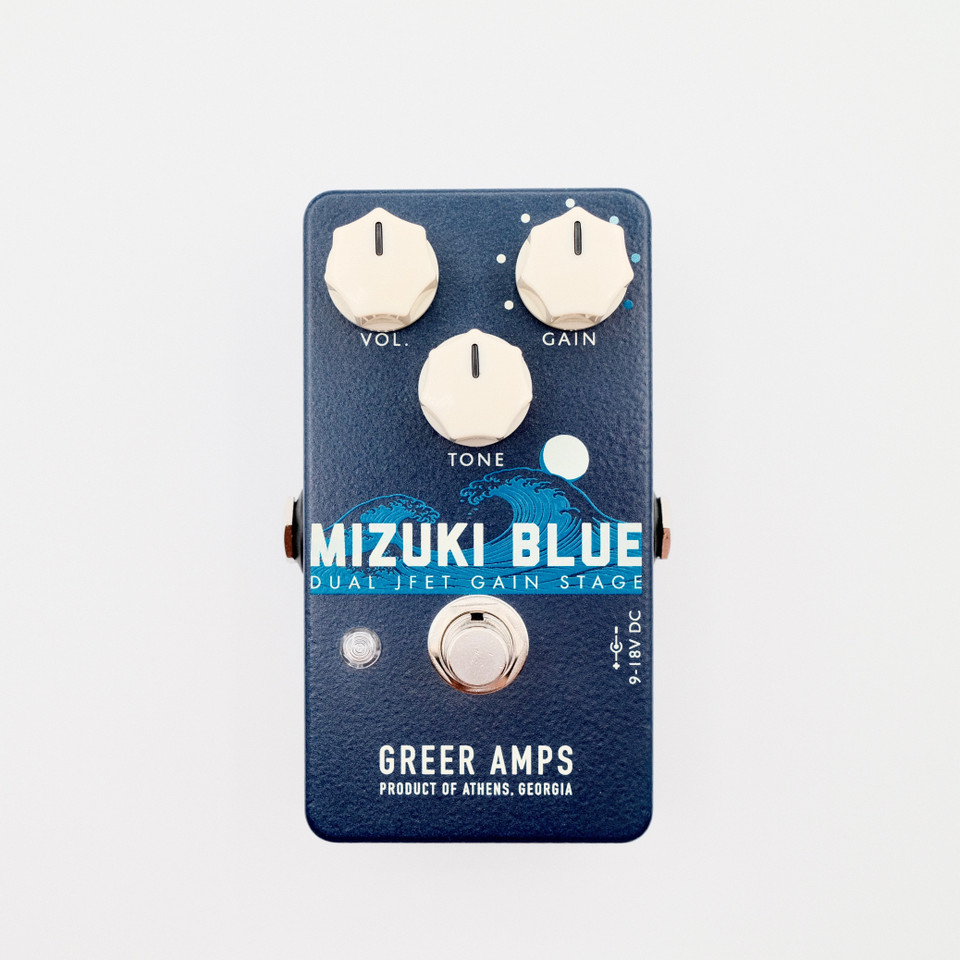 Greer Mizuki Blue Dual JFET Overdrive Pedal