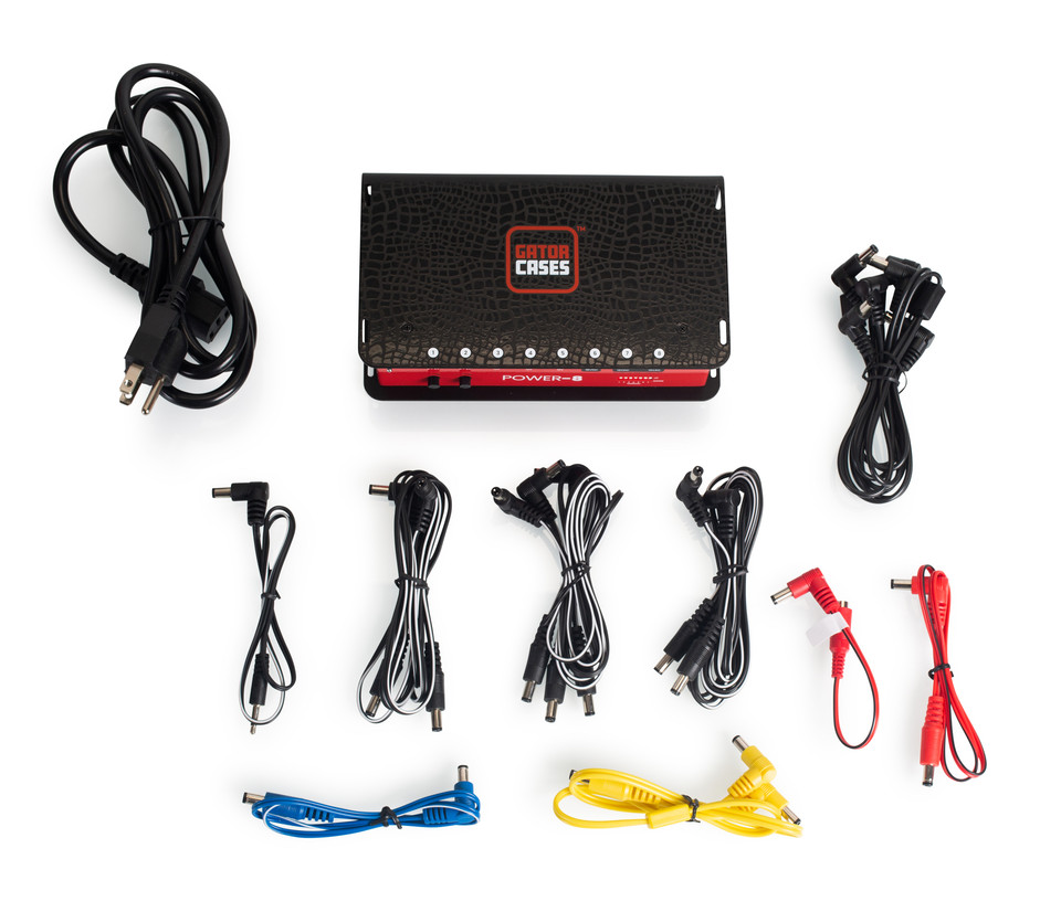 Gator GTR-PWR-8 Pedal Board Power Supply With 8 Isolated Outputs