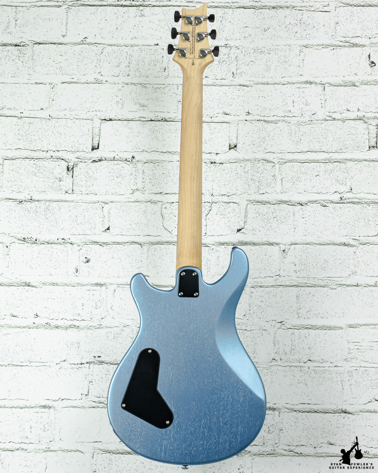 PRS SE CE24 Standard Satin Ice Blue Metallic Stoptail w/ bag