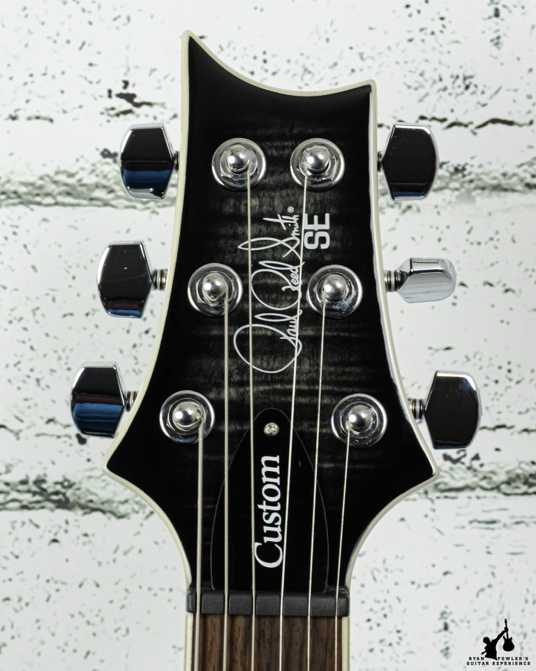 PRS SE Custom 24 Semi-Hollow Piezo Charcoal Burst w/ bag (#6521)