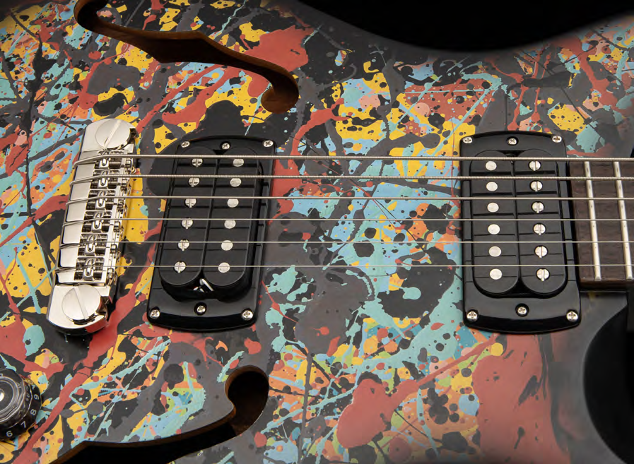 PRS SE Ed Sheeran Hollowbody I Piezo Baritone Cosmic Splash