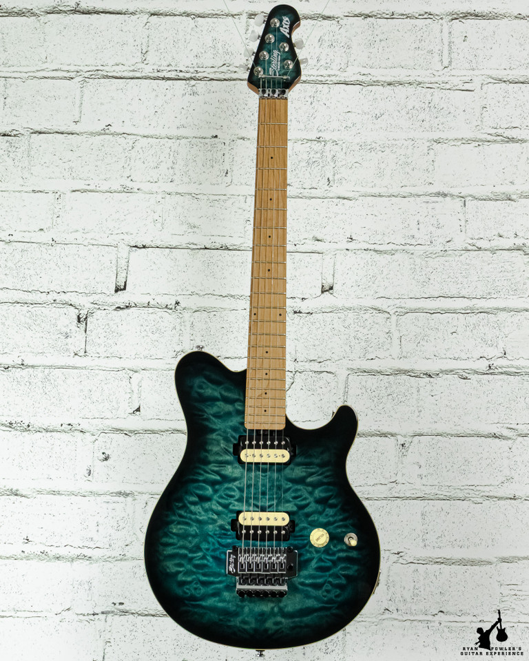 Sterling By Music Man Axis Quilted Maple Electric Guitar - Neptune Blue (#7718)