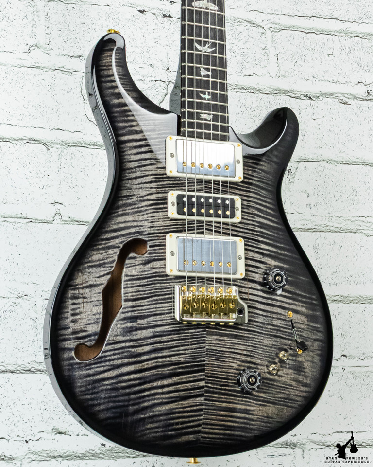 PRS Special 22 Semi Hollow 10 Top Charcoal Smokeburst w/ Case (#6977)