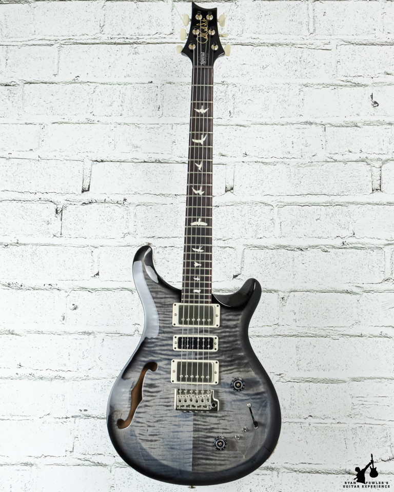 PRS S2 Special Semi Hollow Faded Gray Black Burst w/ Bag (#7081)