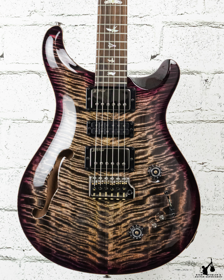 PRS Special Semi-Hollow 2026 Limited Edition Mango/Zircote Charcoal Purple Burst w/ Case (#3333)