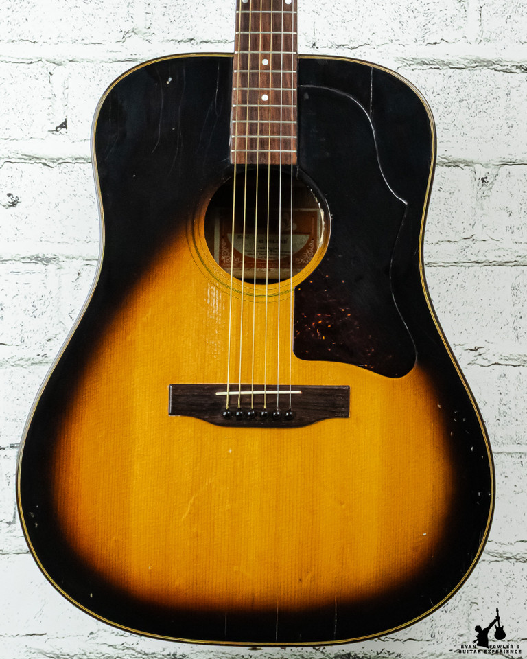 1973 Gibson J-45 Deluxe Tobacco Sunburst w/hsc