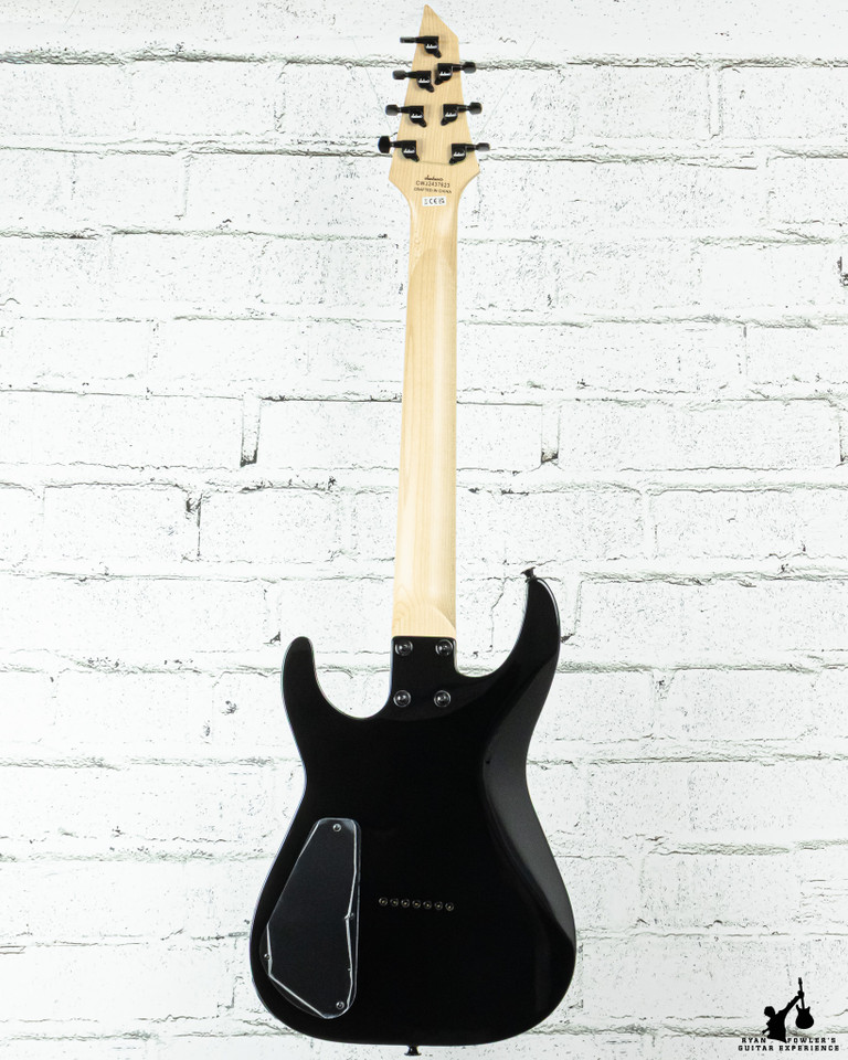 Jackson JS22Q-7 Quilt Top Charcoal Burst 7 String w/ Bag