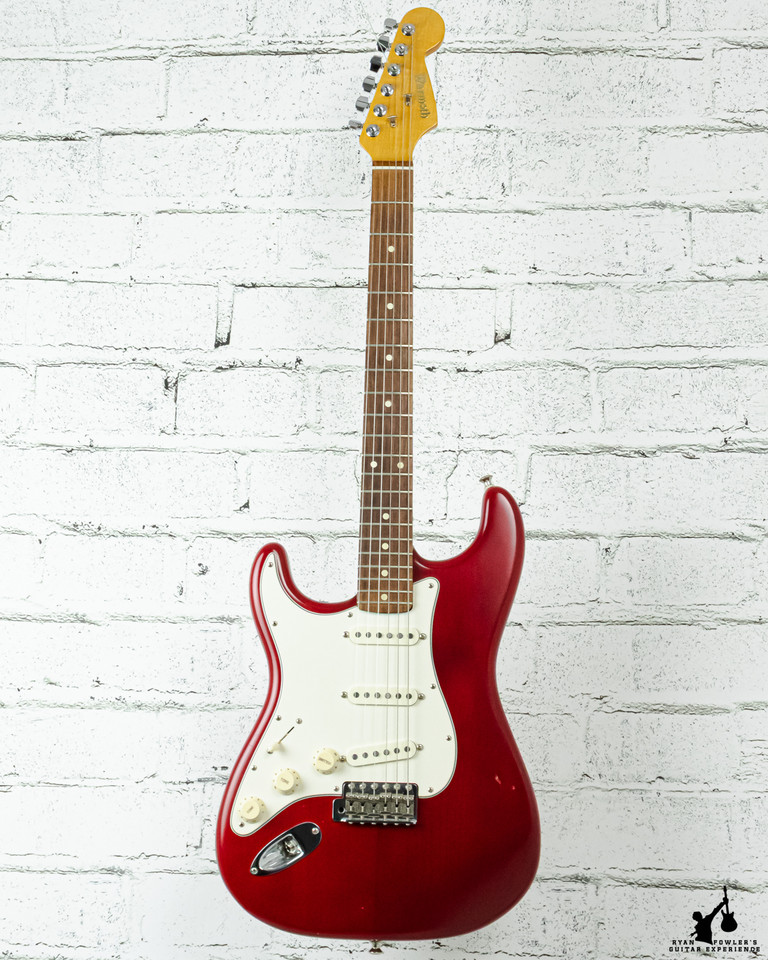 Warmoth/Fender Partscaster Left Handed Transparent Red