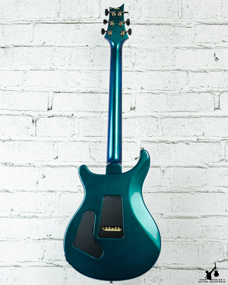 PRS Custom 24 Mango Top Northern Lights/Nebula Flip Flop Back w/ Case (#5156)