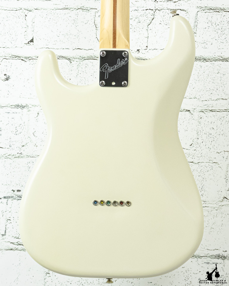 Stratocaster Partscaster Fender USA Neck w/ Fender White Robert Cray Body & Fender Hardware w/HSC