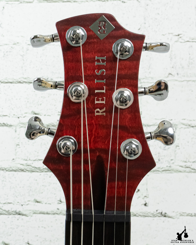 Relish Jane Hollowbody Electric Guitar - Bordeaux Flamed Maple