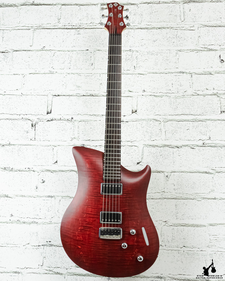 Relish Jane Hollowbody Electric Guitar - Bordeaux Flamed Maple