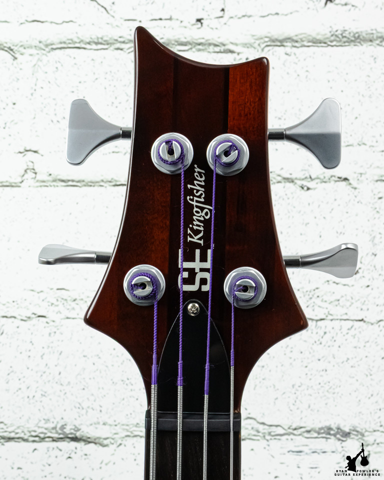 PRS SE Kingfisher Bass Natural Dark Brown w/hsc