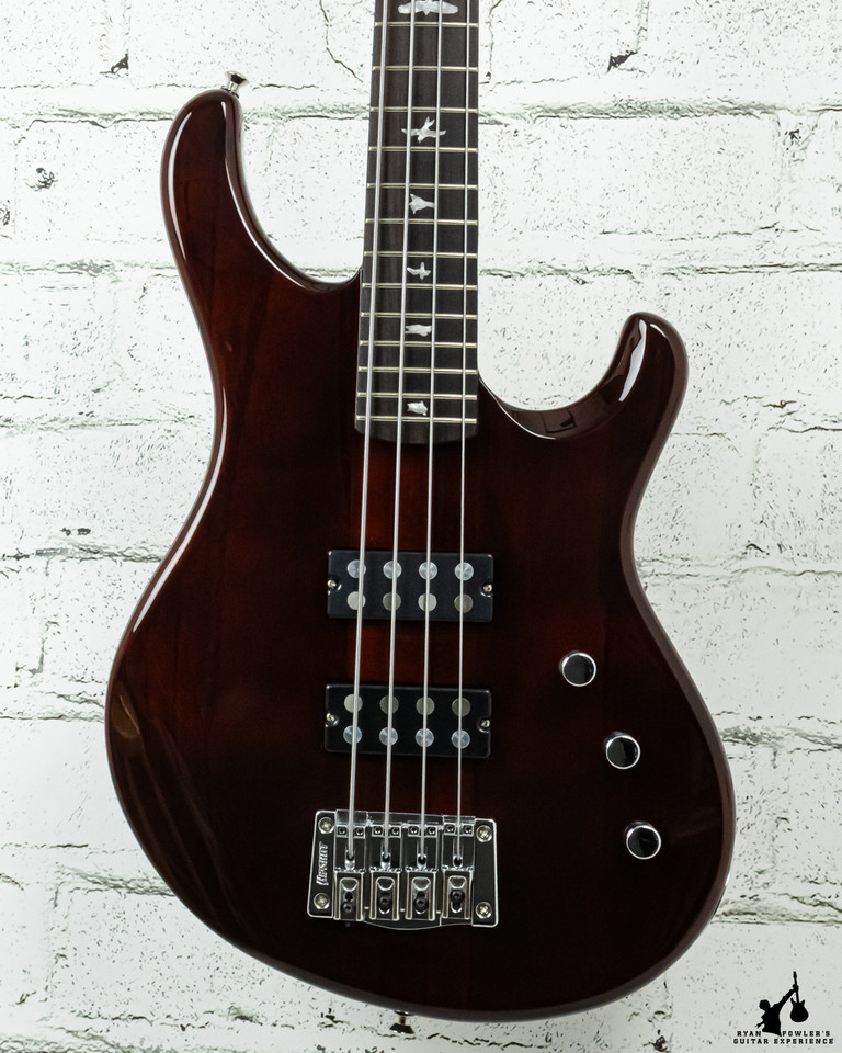 PRS SE Kingfisher Bass Natural Dark Brown w/hsc