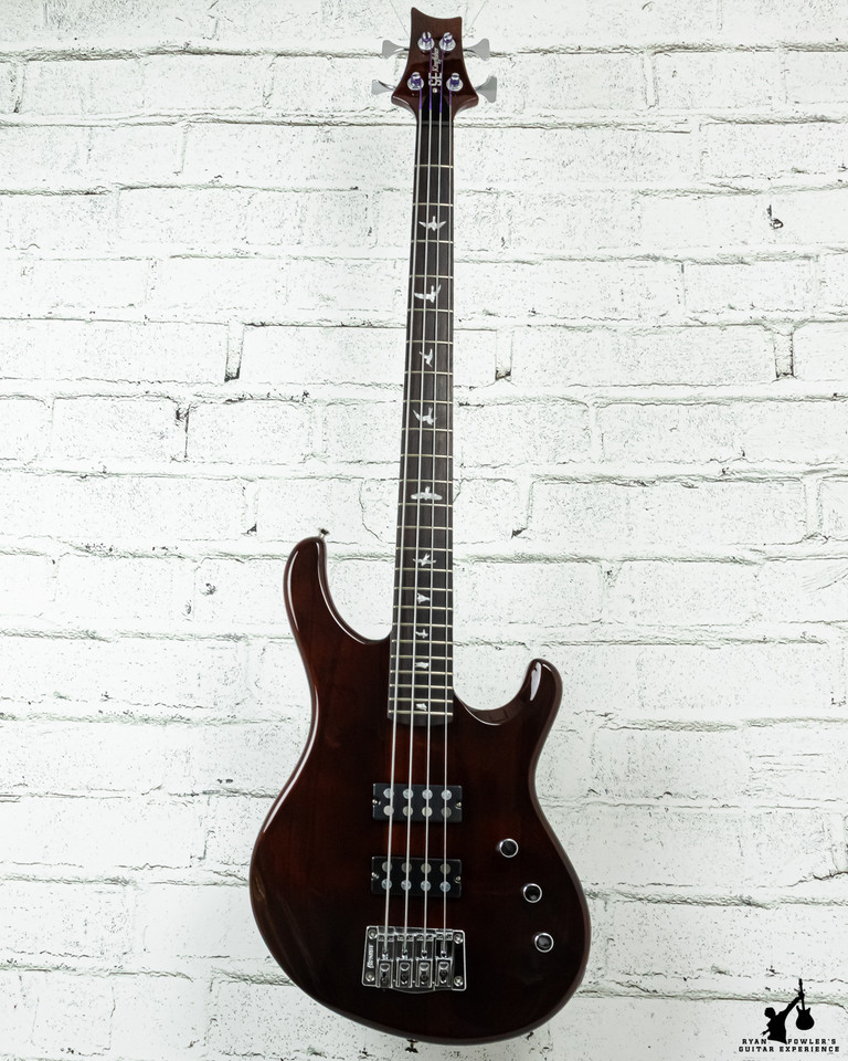 PRS SE Kingfisher Bass Natural Dark Brown w/hsc