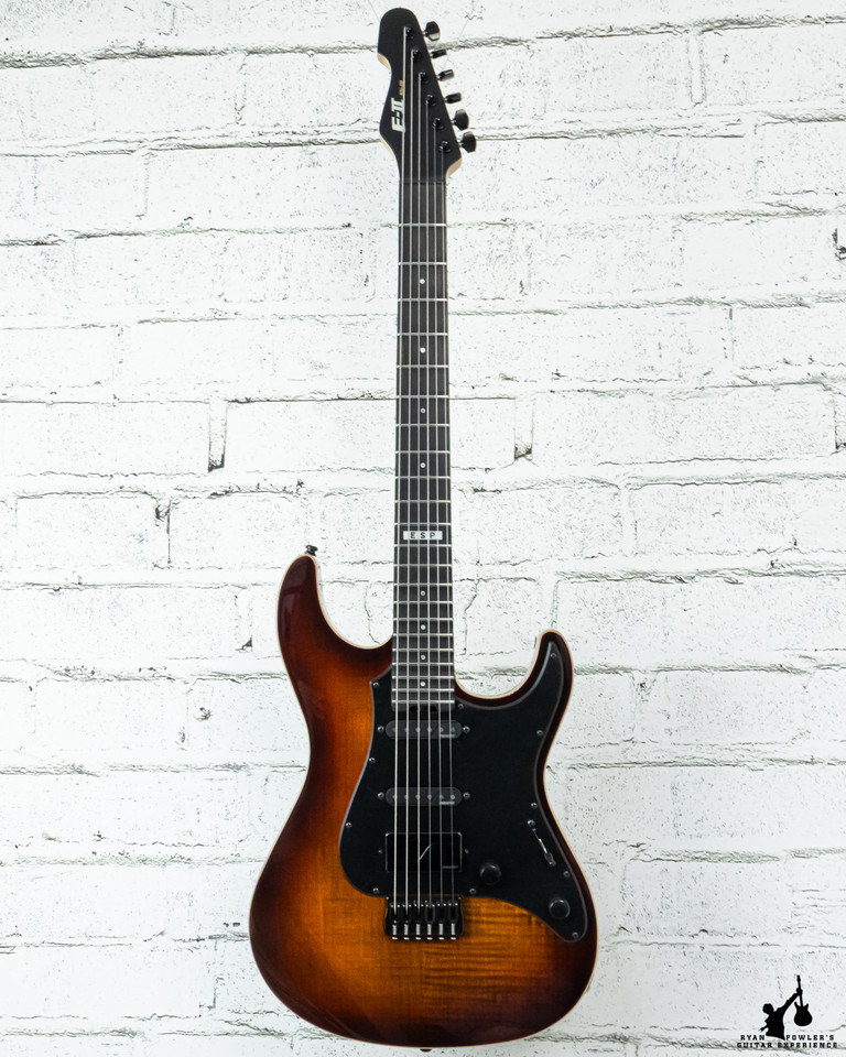 ESP E-II SN-III HT Tiger Eye Sunburst w/ Case (#1253)