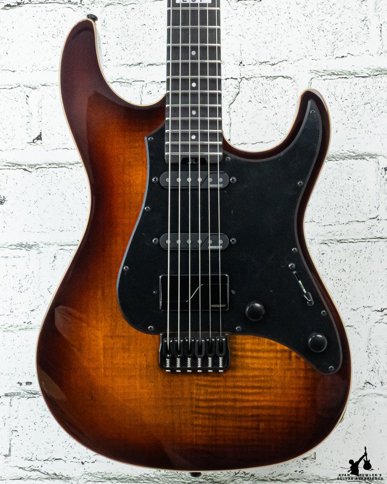 ESP E-II SN-III HT Tiger Eye Sunburst w/ Case (#1253)