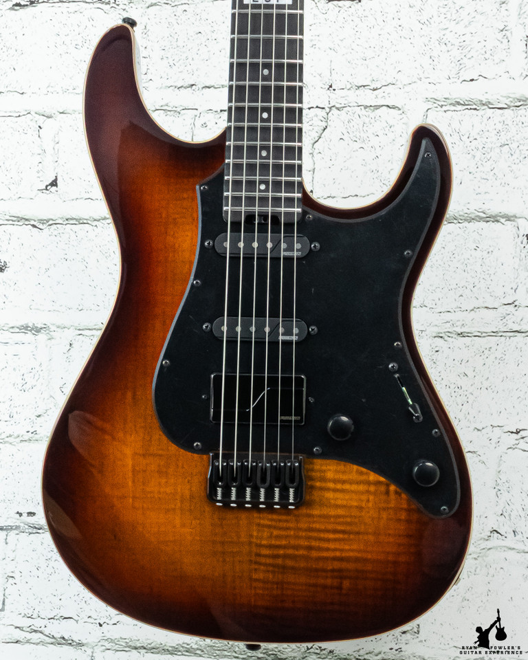 ESP E-II SN-III HT Tiger Eye Sunburst w/ Case (#1253)