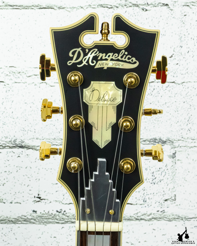 D'Angelico Deluxe Series Limited Edition DC Non F-Hole "One Off" Matte Plum w/ OHSC