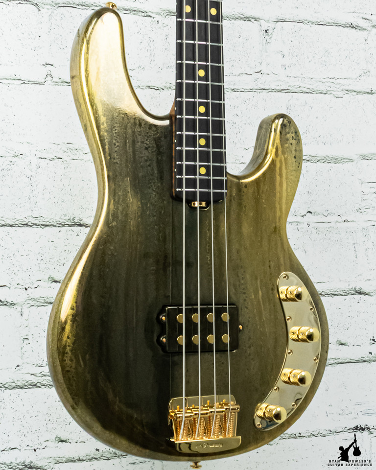 Ernie Ball Music Man StingRay 4 50th Anniversary - Molten Gold w/ Case