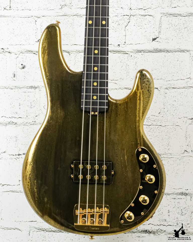 Ernie Ball Music Man StingRay 4 50th Anniversary - Molten Gold w/ Case