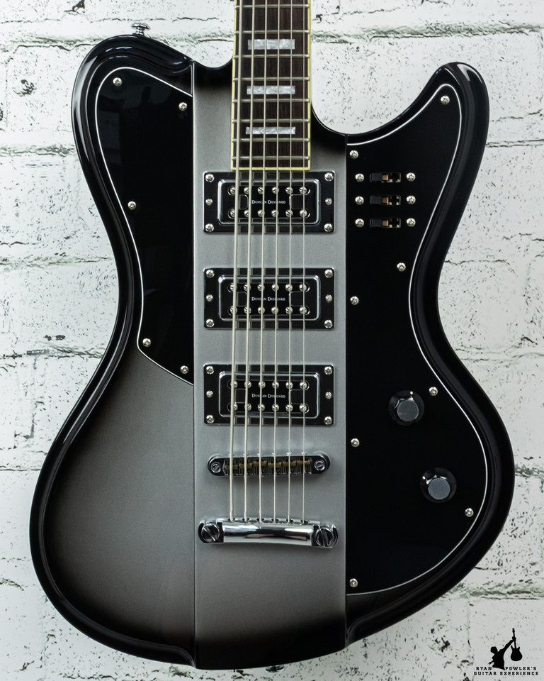 Used Schecter Diamond Series Ultra VI Silver Burst w/gigbag