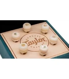 Taylor Bone Bridge Pin Set White w/ Awabi Shell 7260-7