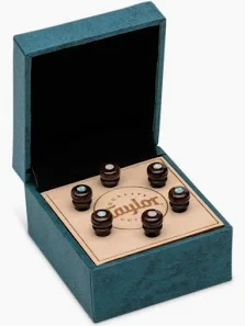 Taylor Bone Bridge Pin Set Brown w/ White Opal 7260-6