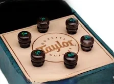 Taylor Bone Bridge Pin Set Brown w/ Green Opal 7260-1