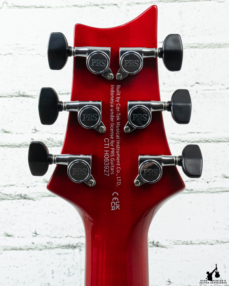 PRS SE Custom 24 Floyd Charcoal Cherry Burst w/ Bag (#3927)
