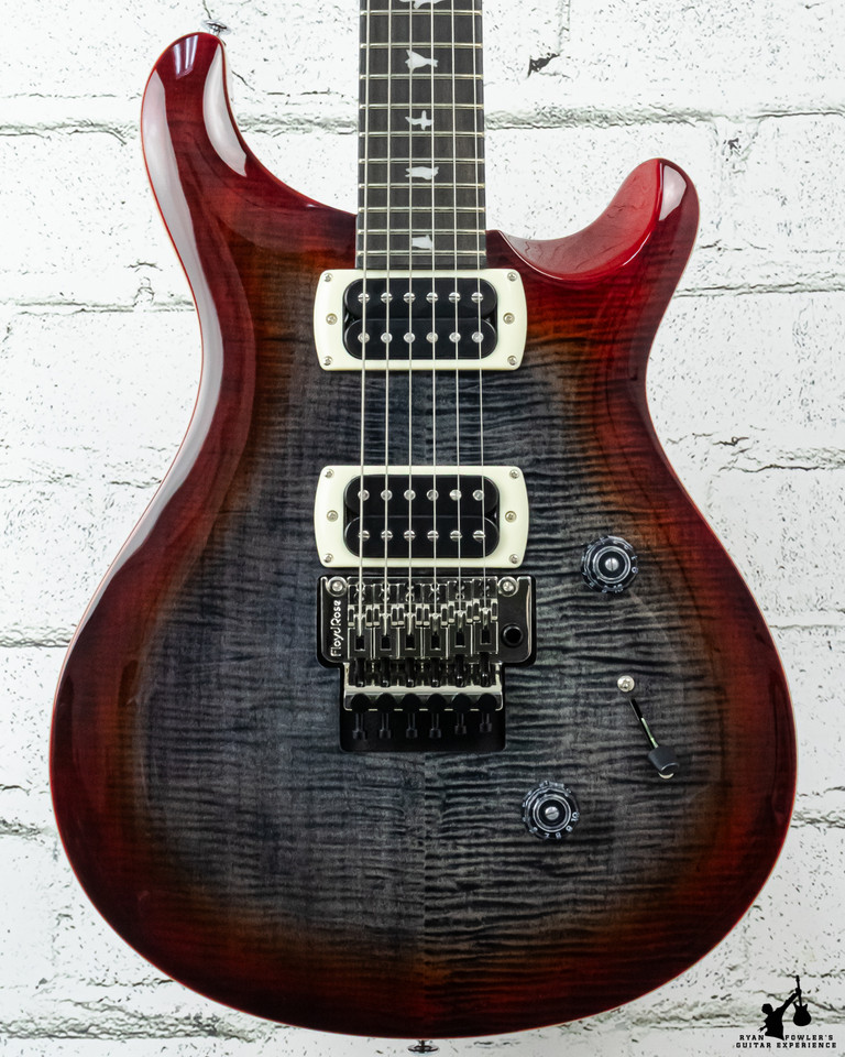 PRS SE Custom 24 Floyd Charcoal Cherry Burst w/ Bag (#3927)