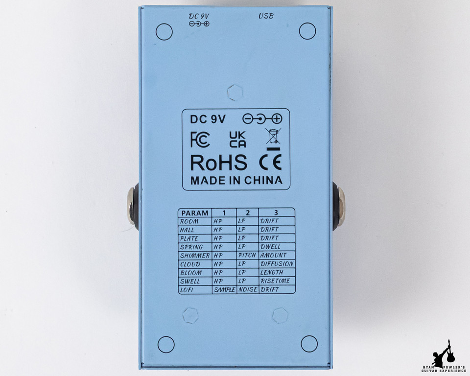 Mini Universe M-Wave Reverb Pedal